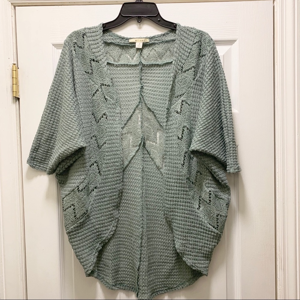 Miami Lace Eyelet Kimono